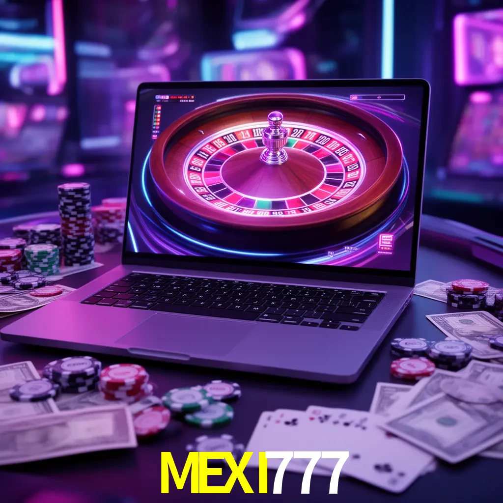 Centro móvil MEXI777 con casino, cajero, bonos, app y acceso de cuenta para México